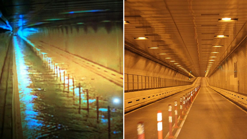 Illustration for article titled Brooklyn Battery Tunnel Flooded End to End